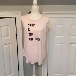 🥂 Stop and Sip the Rose's Tank Top🥂
